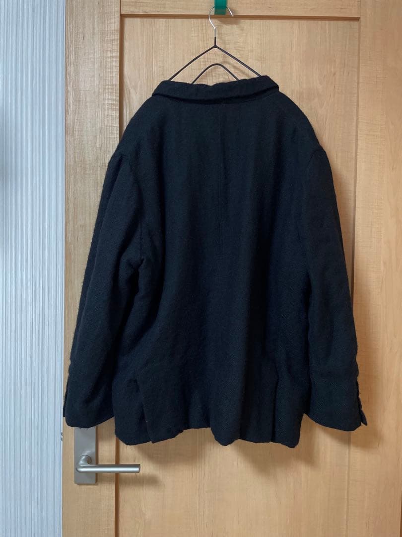 Gauze# WOOL LINEN CLASSICAL JACKET ブラック