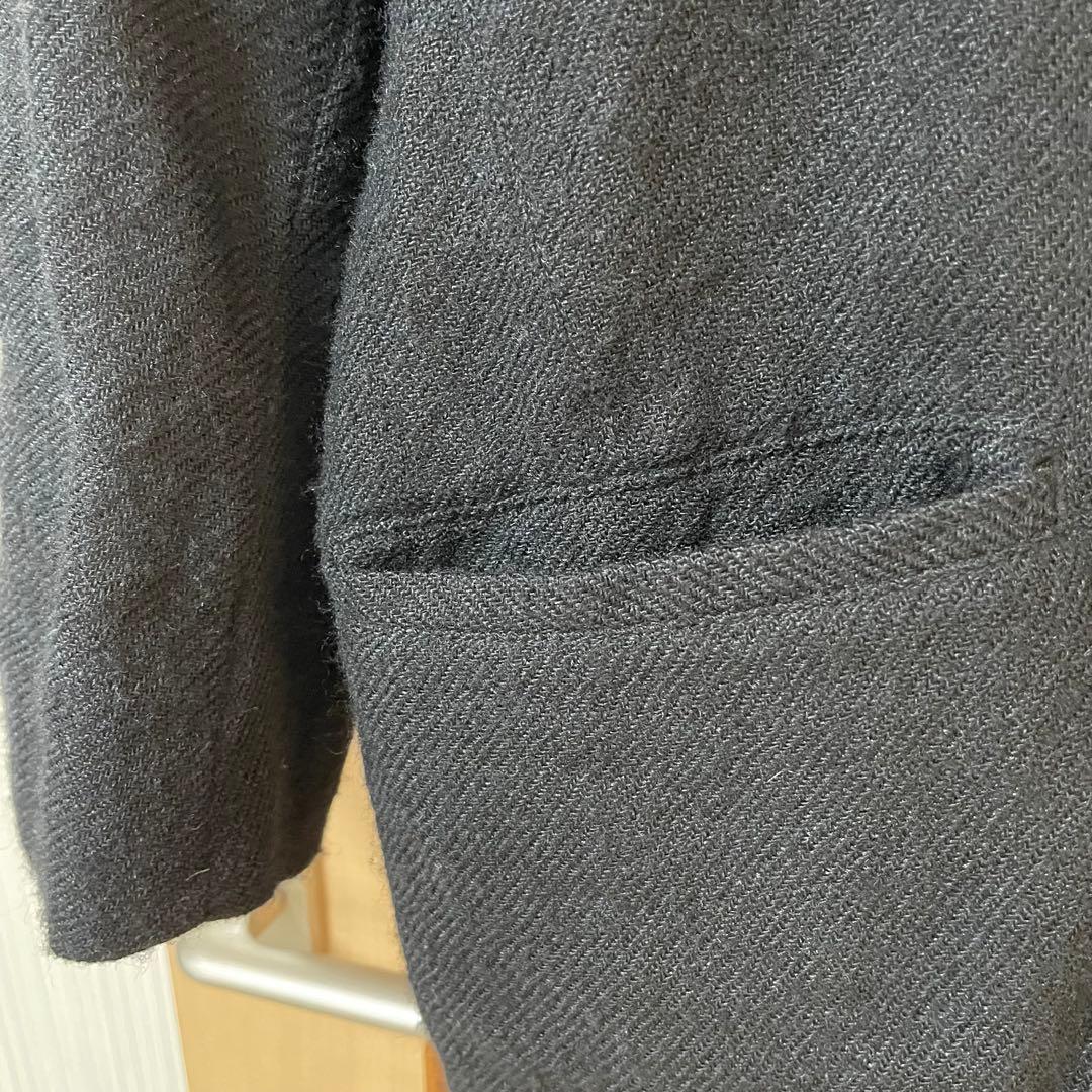 Gauze# WOOL LINEN CLASSICAL JACKET ブラック