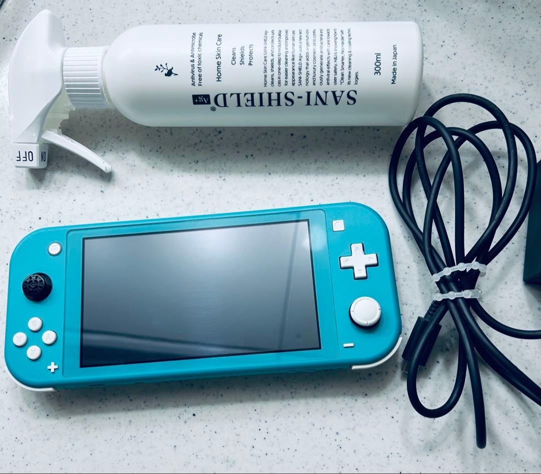 Nintendo Switch Lite ターコイズ 本体、充電器、箱あり