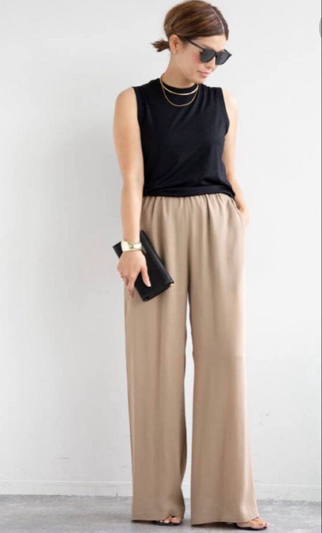 25年⭐︎極美品ドゥーズィエムクラス　Prime wool jersey パンツ