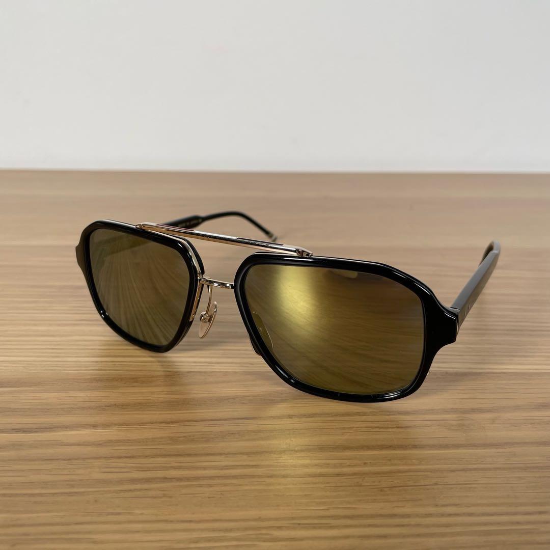 トムブラウン トリコロール サングラス TB-017A-T-56 ブラック