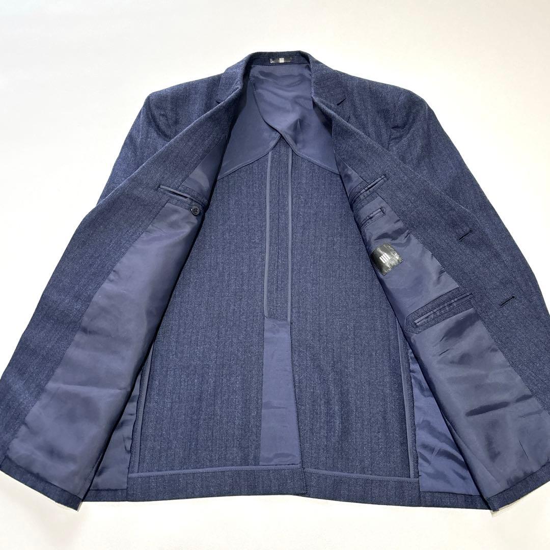 極美品✨スーツセレクト デニム調 LL スーツ ヘリンボーン　セットアップ