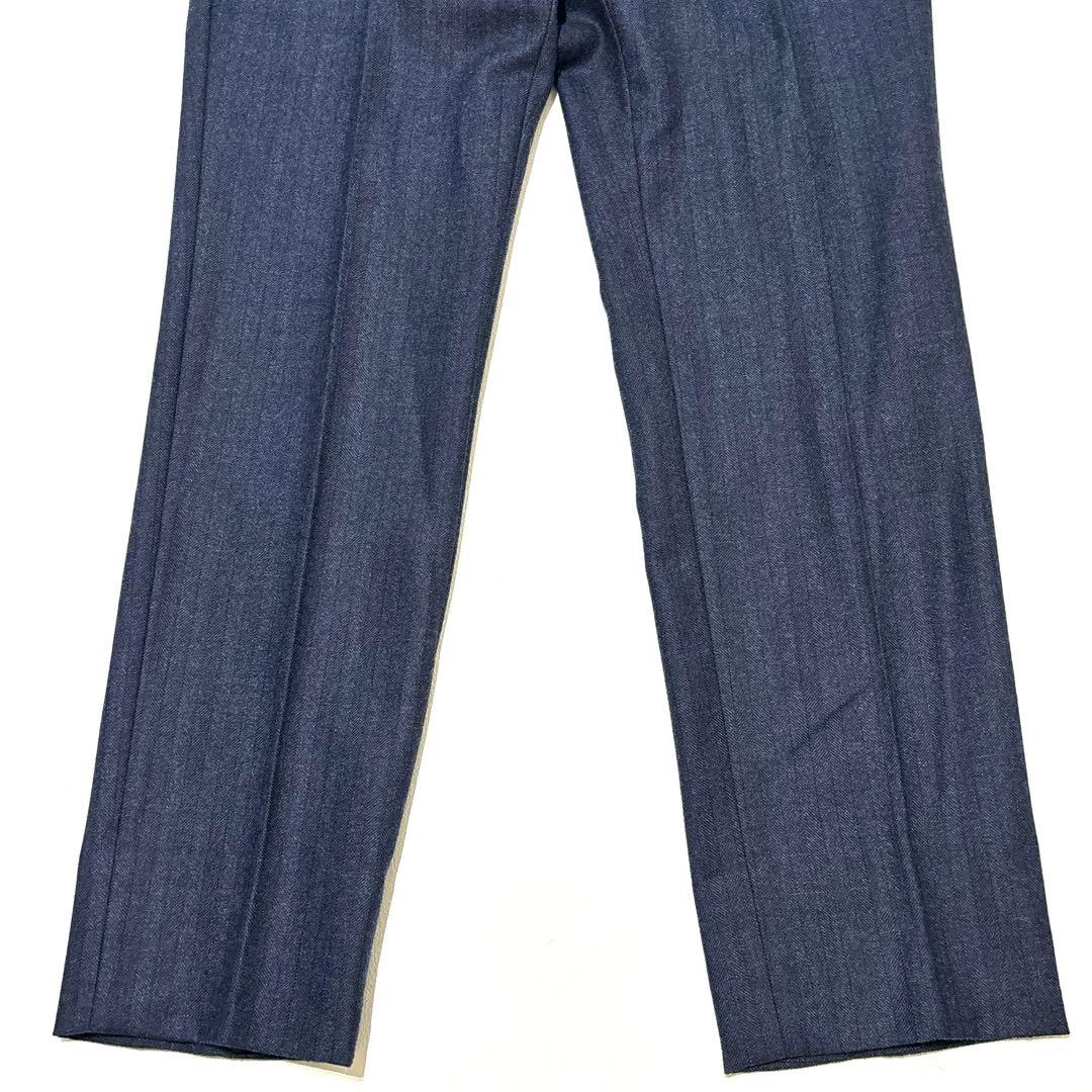 極美品✨スーツセレクト デニム調 LL スーツ ヘリンボーン　セットアップ