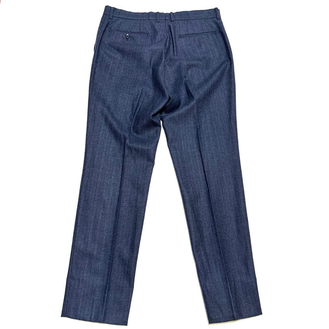 極美品✨スーツセレクト デニム調 LL スーツ ヘリンボーン　セットアップ