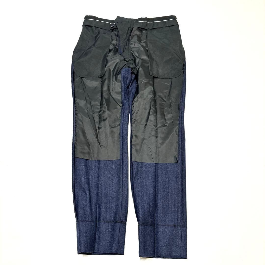 極美品✨スーツセレクト デニム調 LL スーツ ヘリンボーン　セットアップ