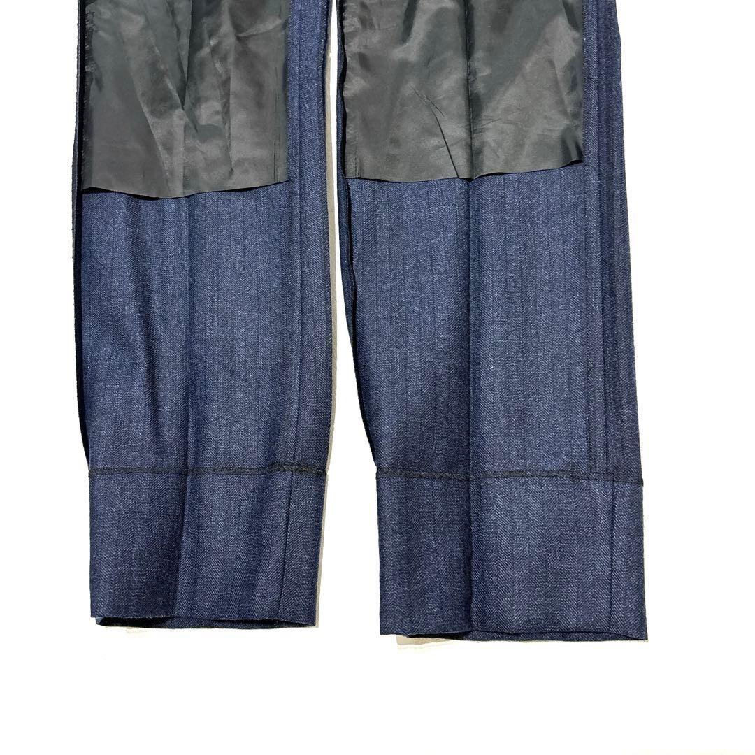 極美品✨スーツセレクト デニム調 LL スーツ ヘリンボーン　セットアップ