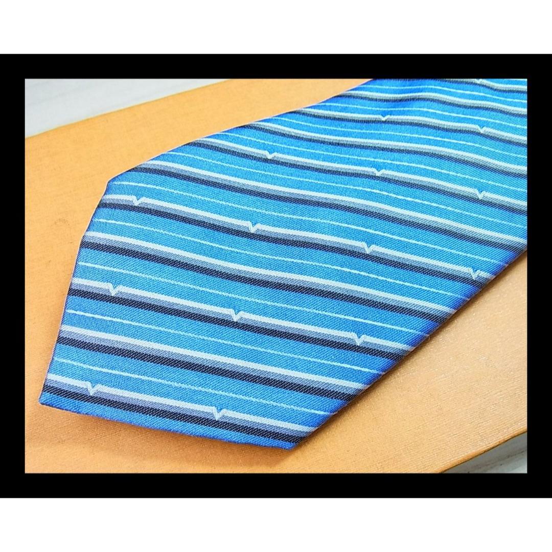 ◎正規品未使用 ルイヴィトン シルク ネクタイ クラヴァット・Vドリフト7CM