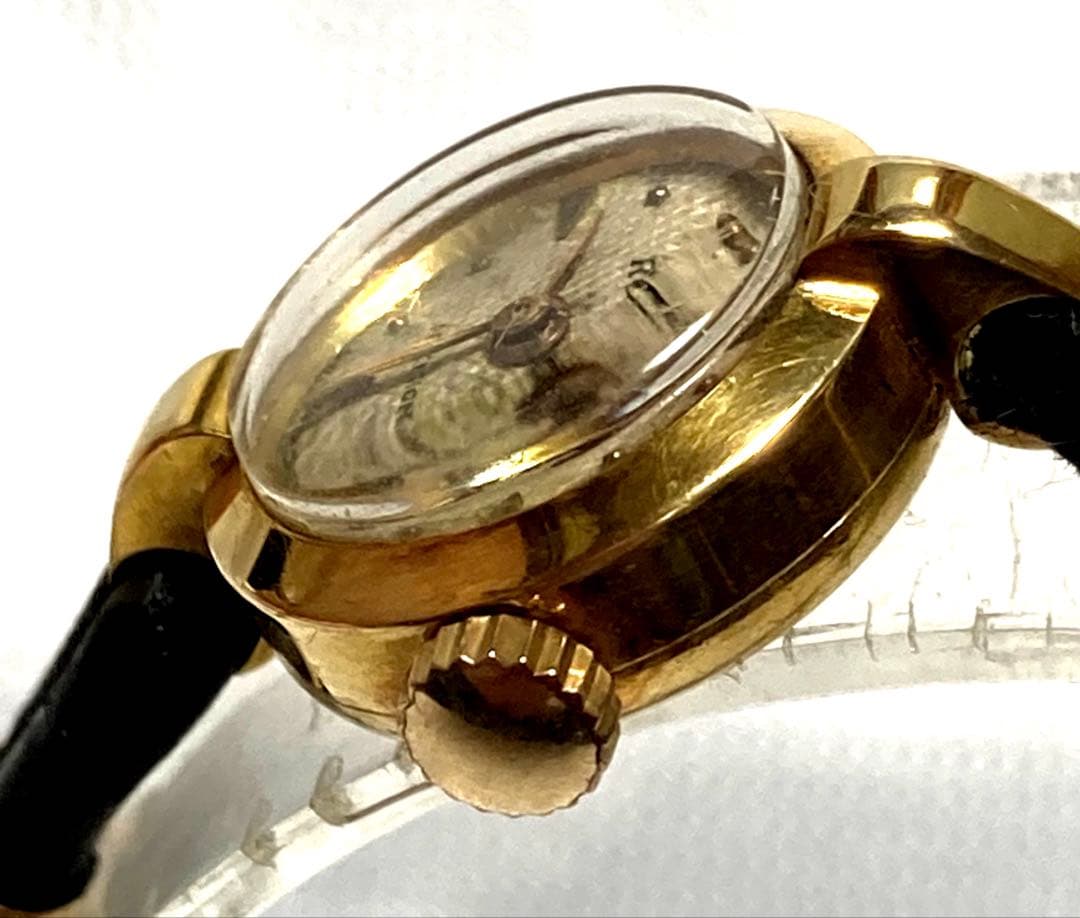 K18 ロレックス PRECISION 手巻きヴィンテージ レディース腕時計