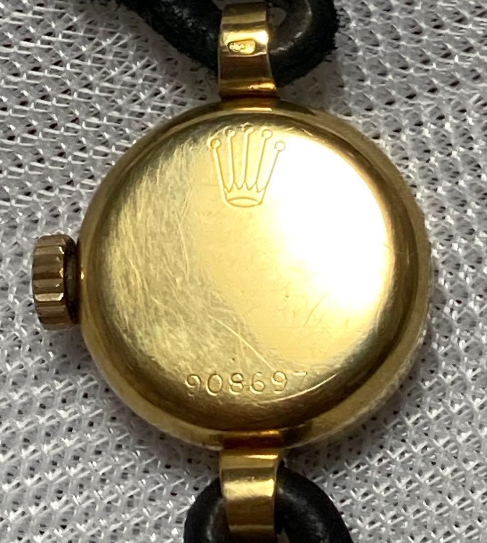 K18 ロレックス PRECISION 手巻きヴィンテージ レディース腕時計