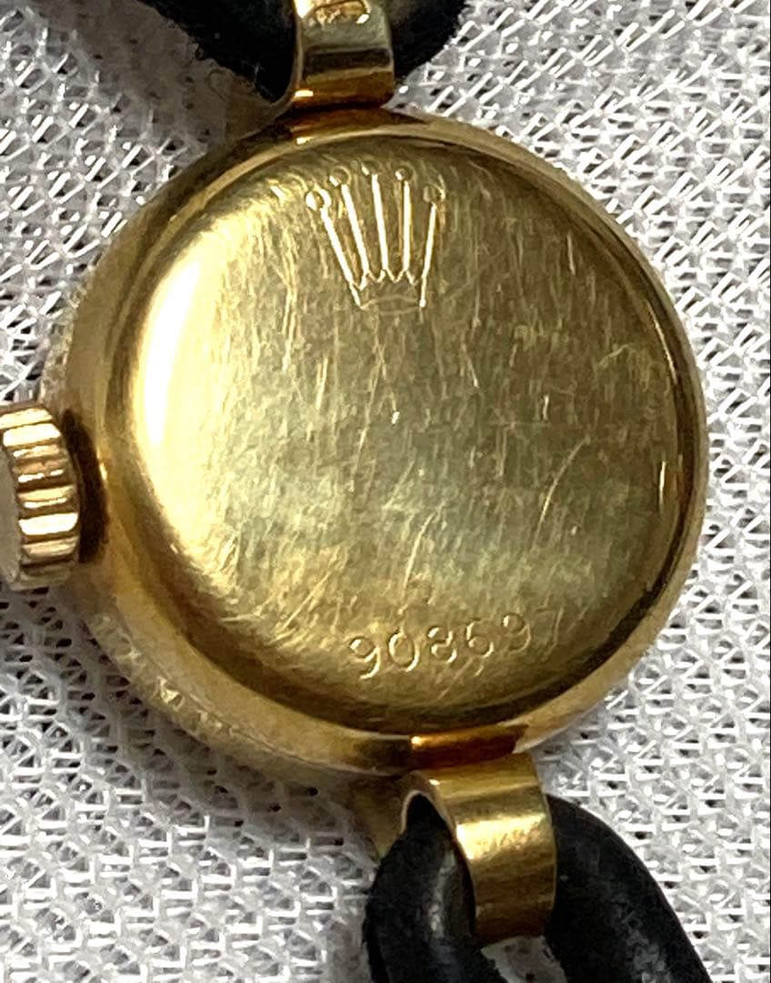 K18 ロレックス PRECISION 手巻きヴィンテージ レディース腕時計