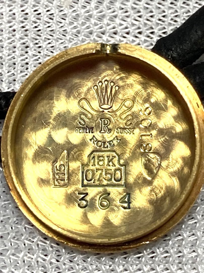 K18 ロレックス PRECISION 手巻きヴィンテージ レディース腕時計