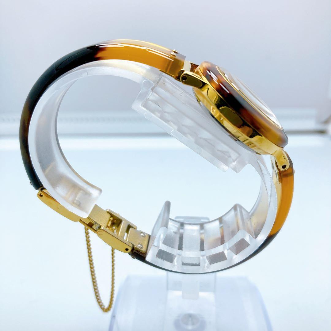 561 本べっ甲　BEKKO 鼈甲　ブレス　バングルウォッチ　腕時計　希少