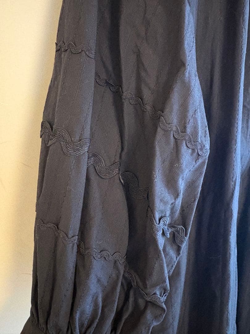 【美品】ne Quittez pas ヌキテパ　ワンピースブラック Sサイズ