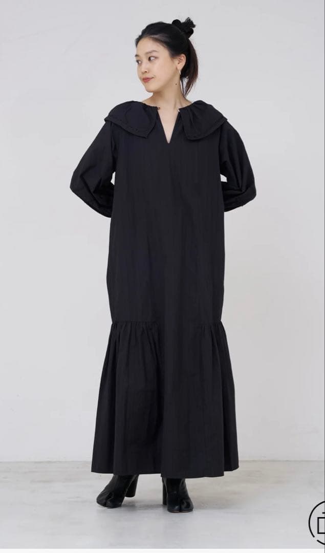 【美品】ne Quittez pas ヌキテパ　ワンピースブラック Sサイズ