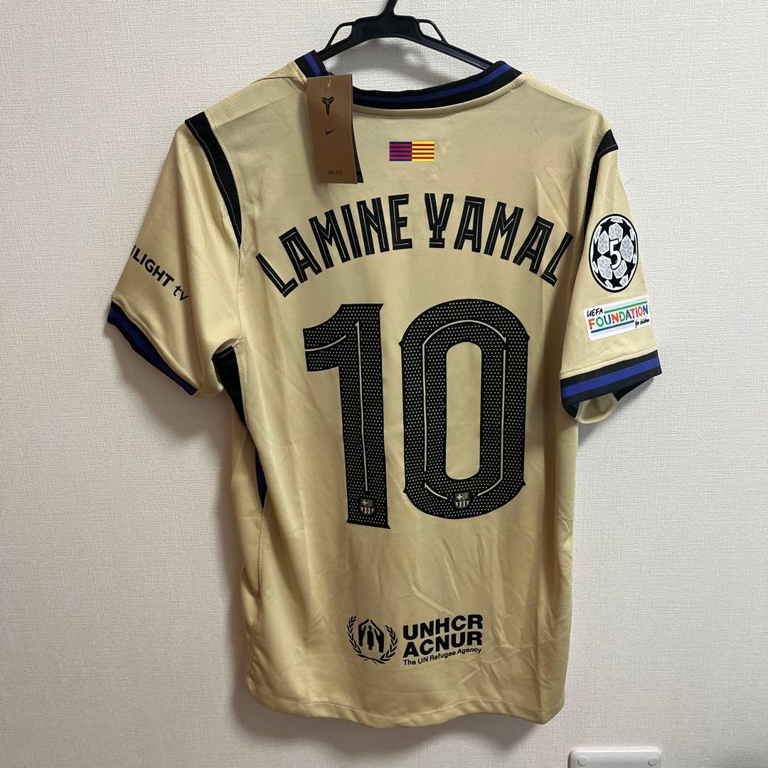 FCバルセロナ ラミンヤマル　CLユニフォーム　Mサイズ　新品未着品