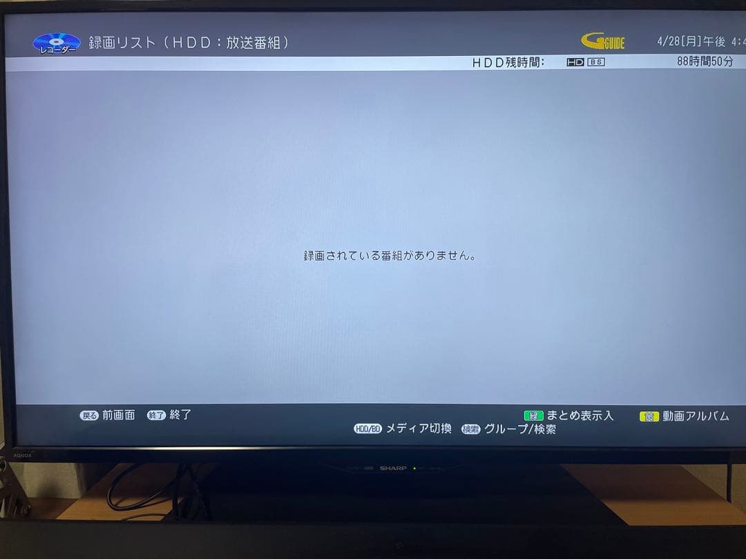 SHARP BD-UT1100 4K ブルーレイレコーダー