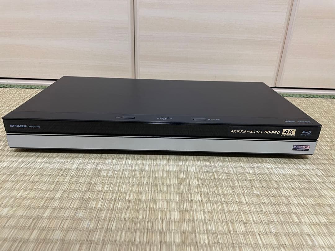 SHARP BD-UT1100 4K ブルーレイレコーダー