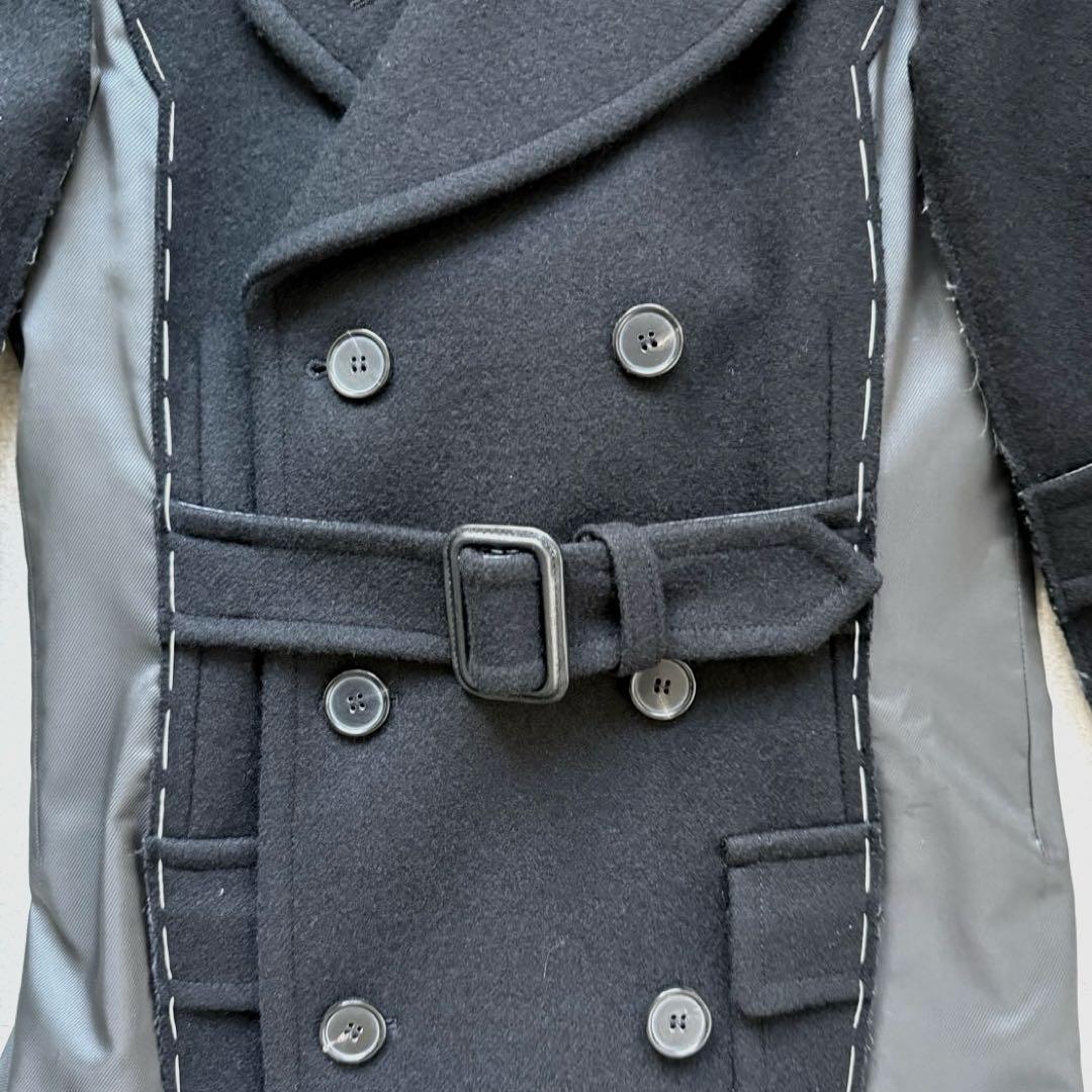 MaisonMargiela メイソンマルジェラ ウールコート 36 ブラック