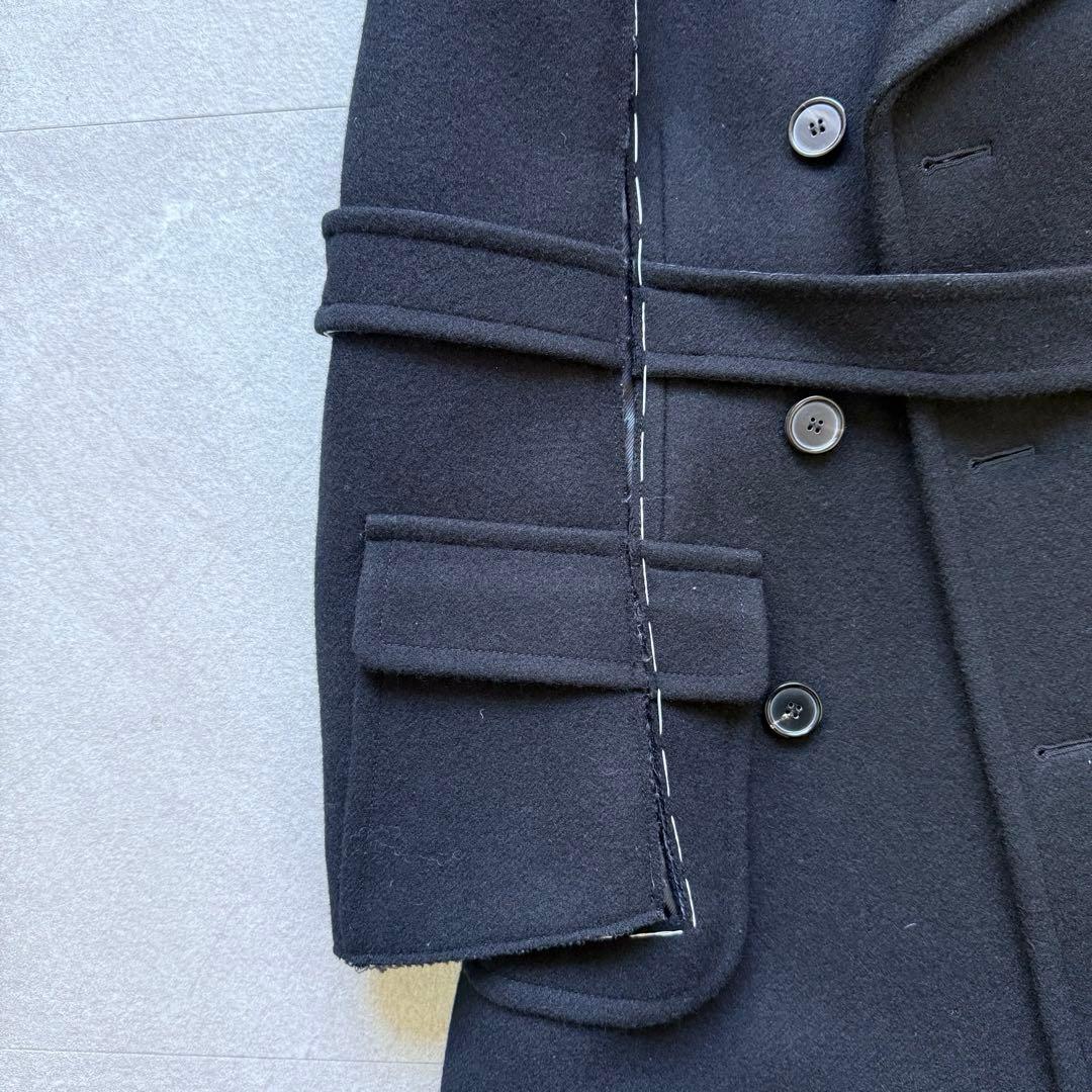 MaisonMargiela メイソンマルジェラ ウールコート 36 ブラック