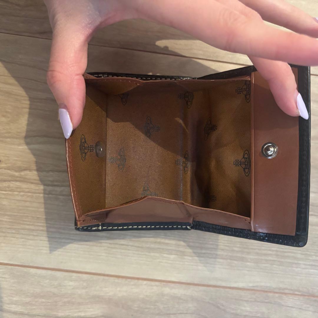 Vivienne Westwood 三つ折り財布 ブラック メンズ