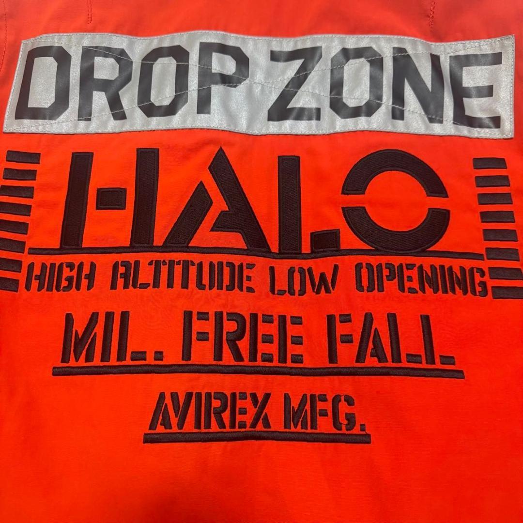 ✨極美品✨AVIREX　MOD　HALO　MA-1　フライトジャケット　オレンジ
