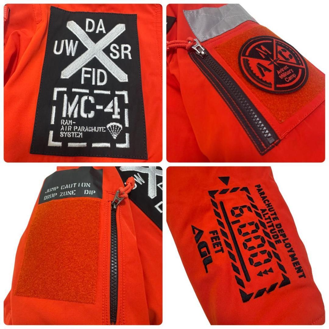 ✨極美品✨AVIREX　MOD　HALO　MA-1　フライトジャケット　オレンジ