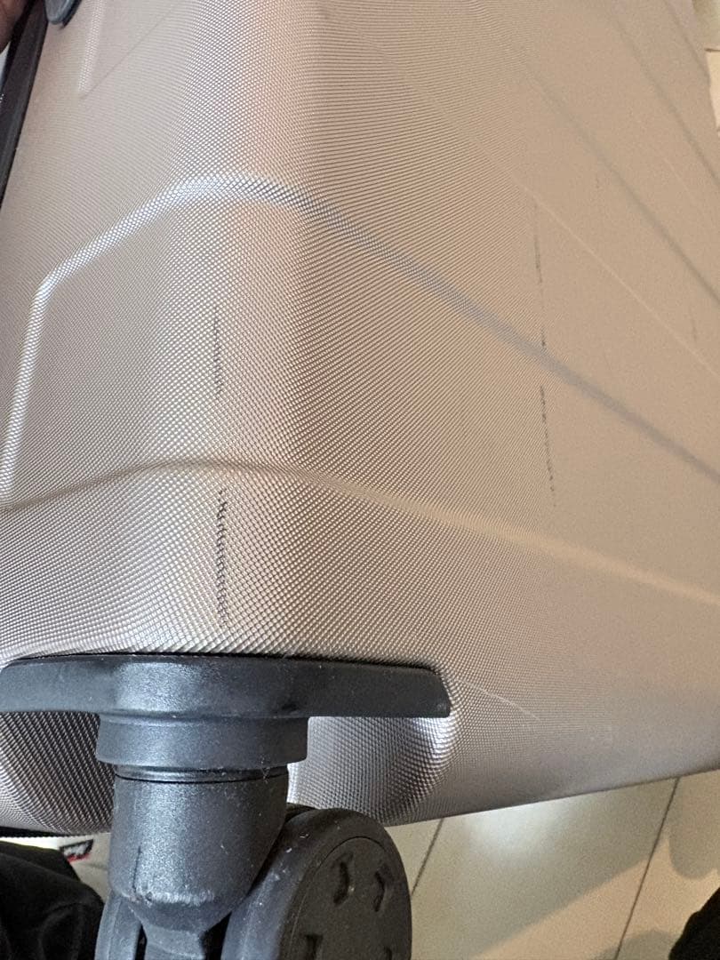 無印良品 MUJI バーを自由に調節できるハードキャリーケース 105Lベージュ