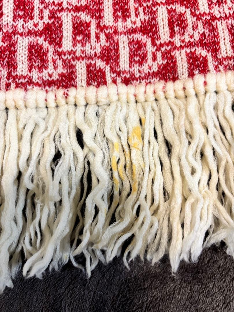 Christian DIOR クリスチャンディオール　マフラー 赤