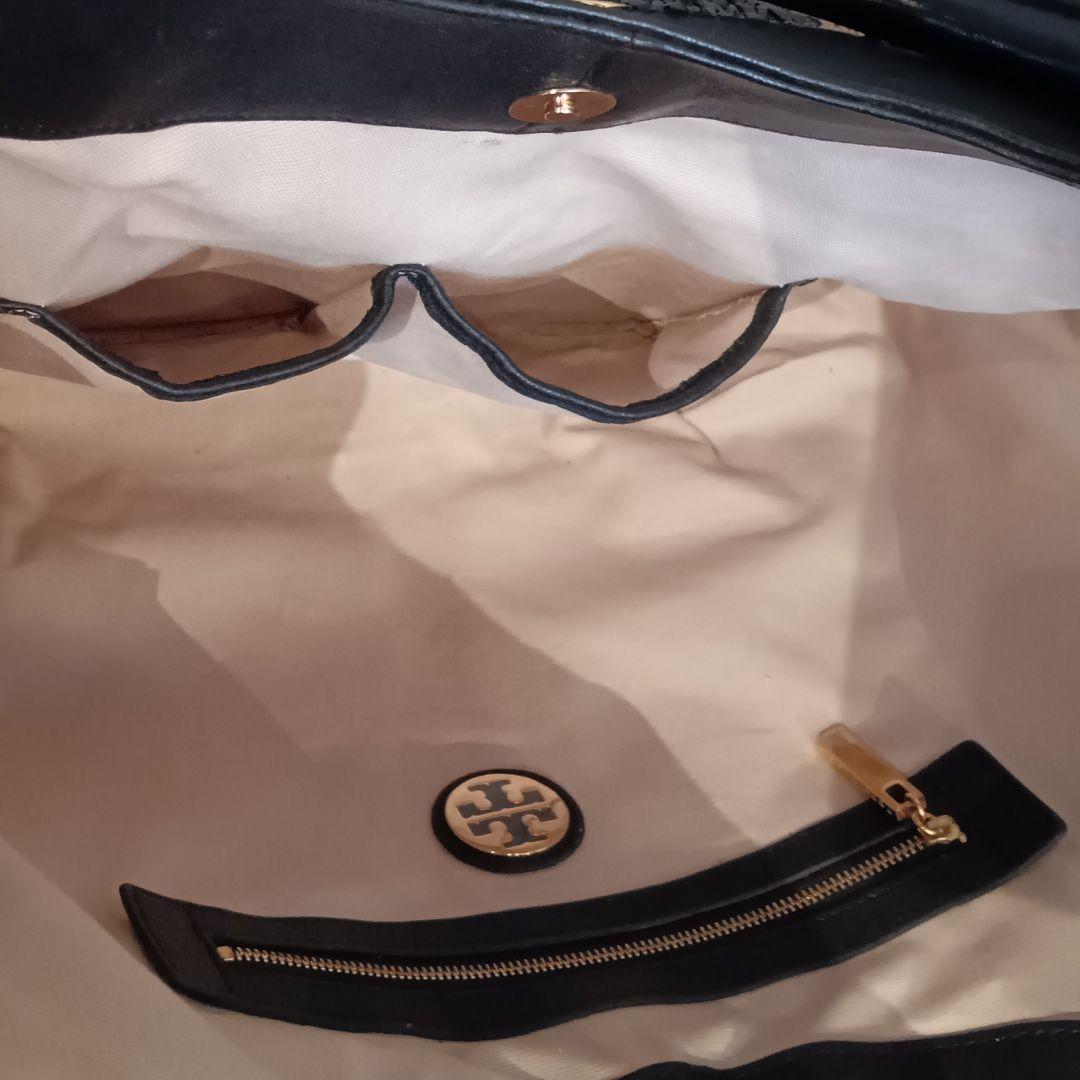 トリーバーチ Tory Burch ストロー ラージトート カゴ バッグ