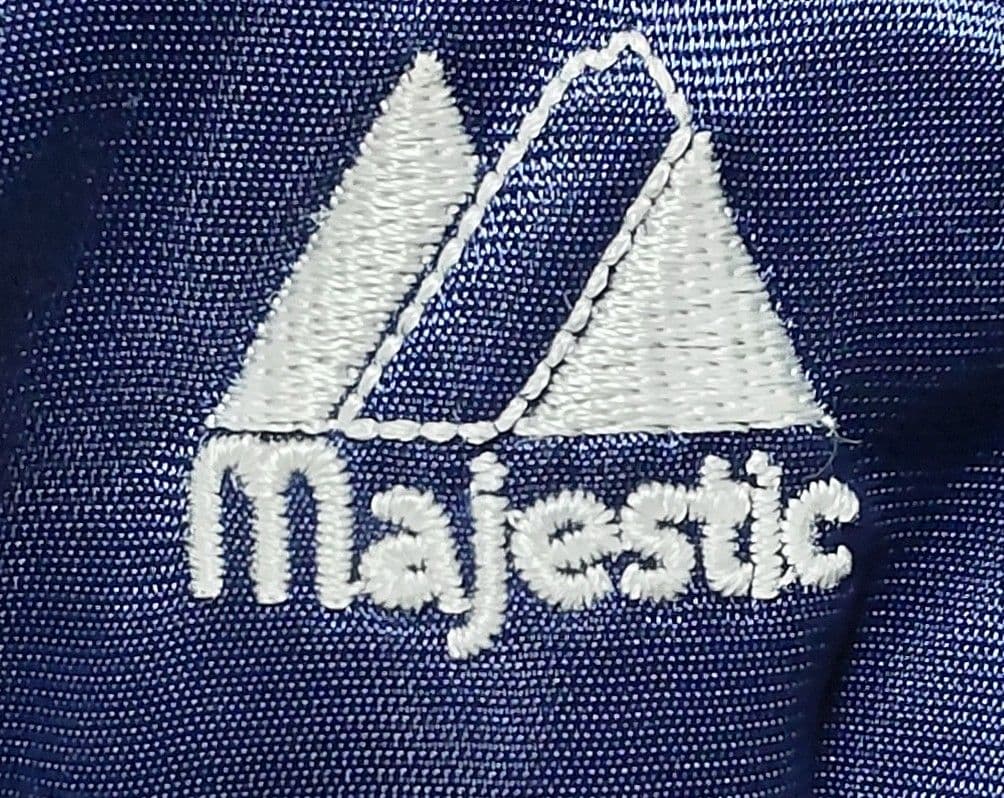 美品【Majestic】90s ニューヨーク ヤンキース スタジャン 紺 XL