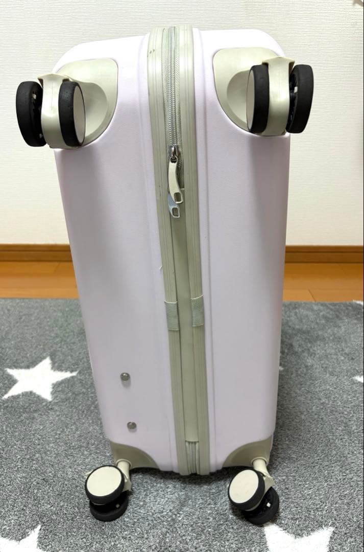 【ノリッコ】プレミアムシートタイプ　キャリーケース　パステルピンク　M