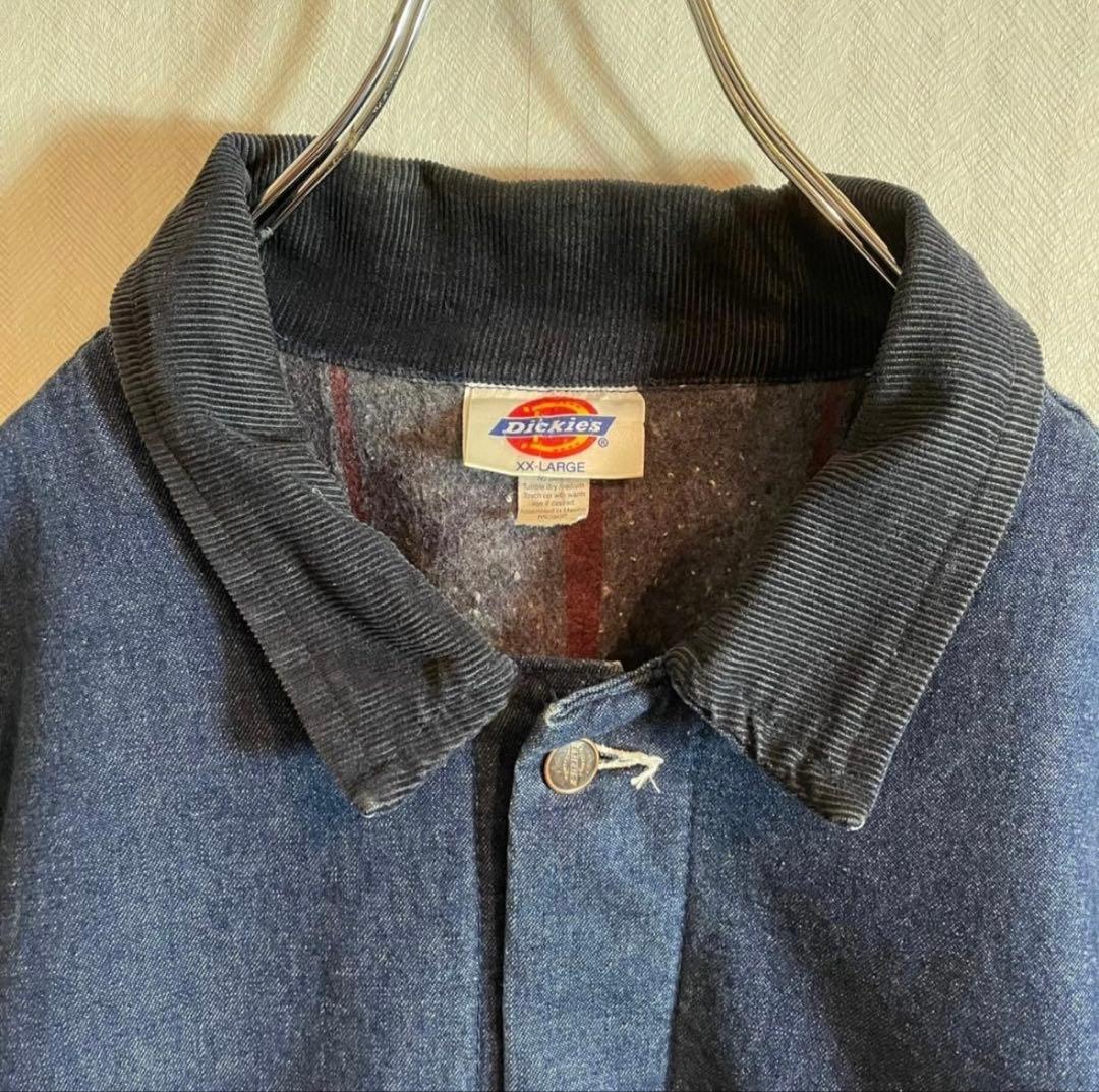 Dickies ディッキーズ　デニムジャケット　カバーオール　2XL