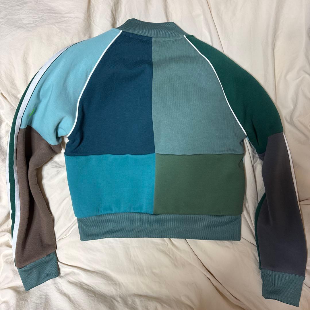 (値下げしました)adidas パッチワークジャージジャケット