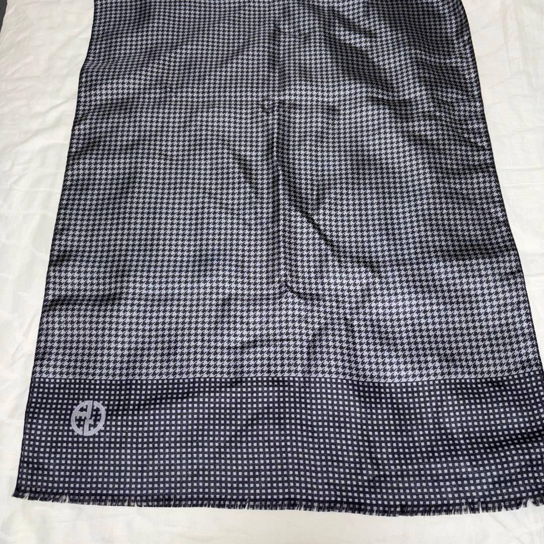 新品未使用GiorgioArmaniジョルジオアルマーニ　シルク100%ストール