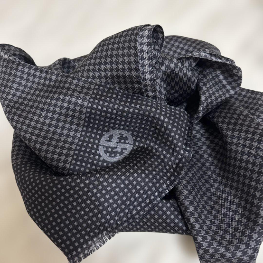 新品未使用GiorgioArmaniジョルジオアルマーニ　シルク100%ストール