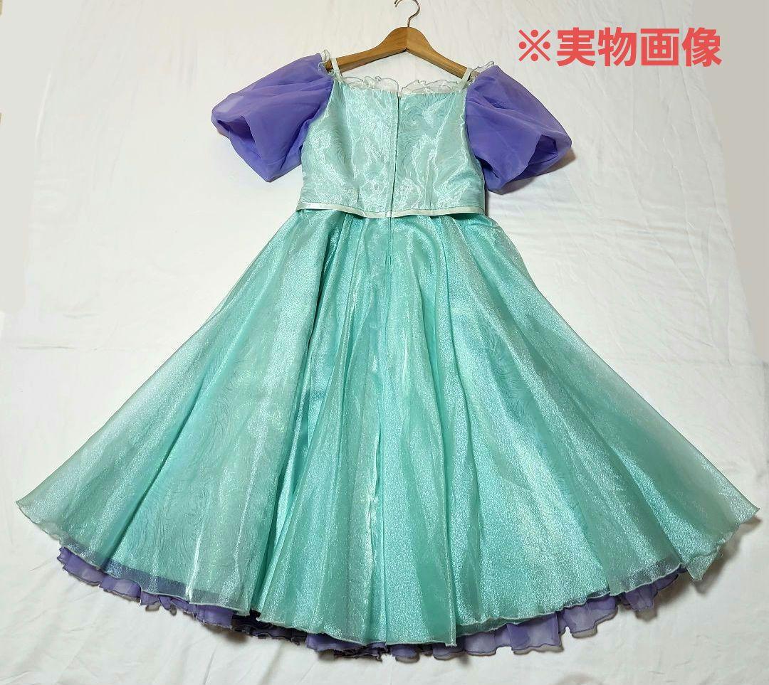 【美品】ビビディバビディブティック☆アリエルドレス☆130cm☆ディズニー