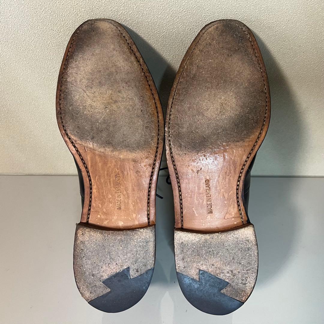 【美品】ロイドフットウェア チーニー製 ストレートチップ ブラック UK6.5