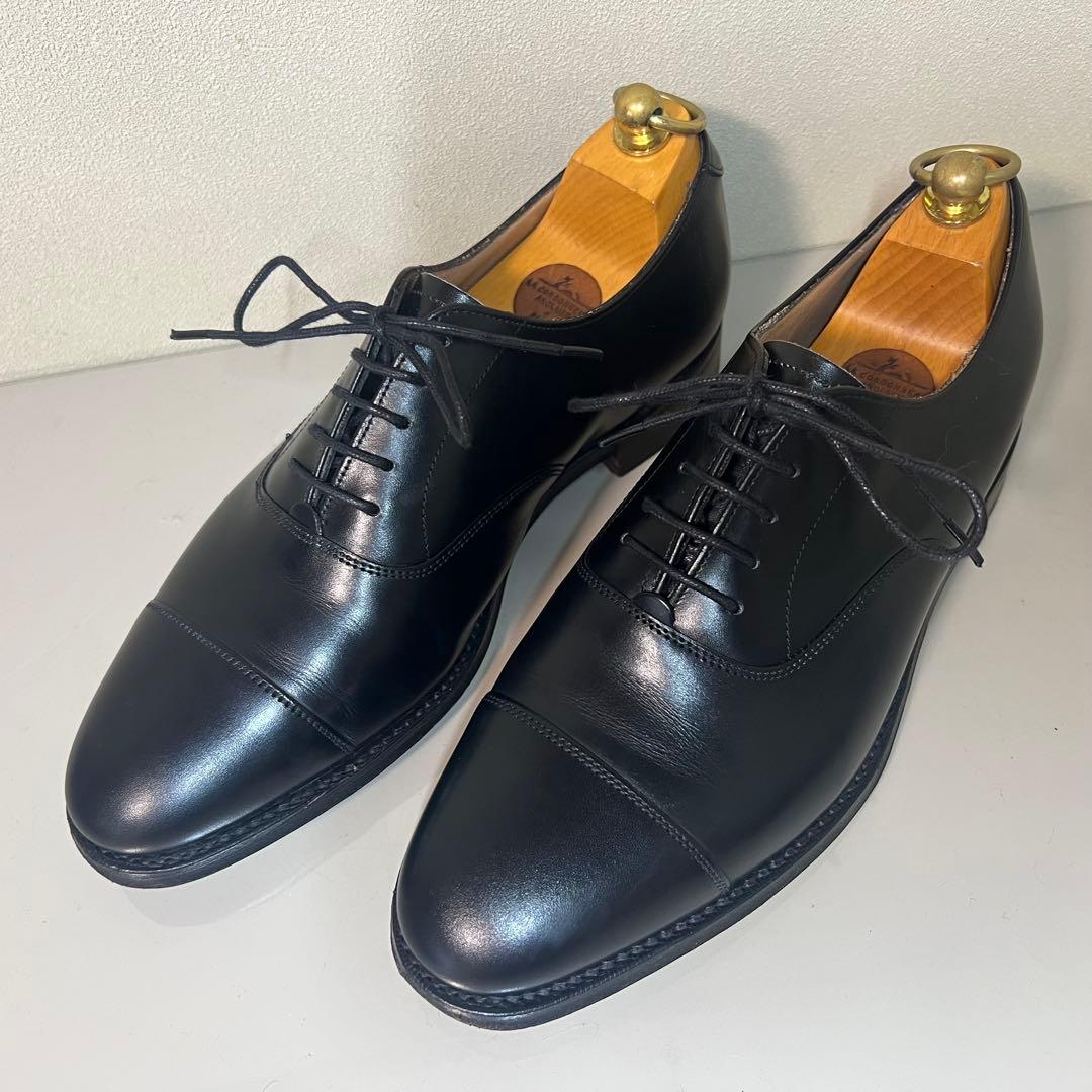 【美品】ロイドフットウェア チーニー製 ストレートチップ ブラック UK6.5