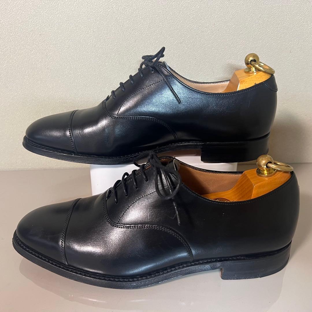 【美品】ロイドフットウェア チーニー製 ストレートチップ ブラック UK6.5