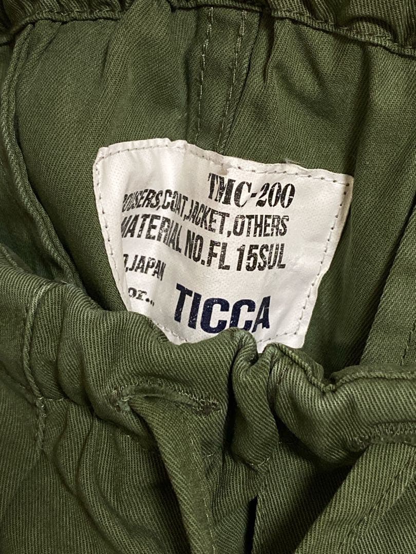 TICCA ティッカ カーゴパンツ レディース カーキ