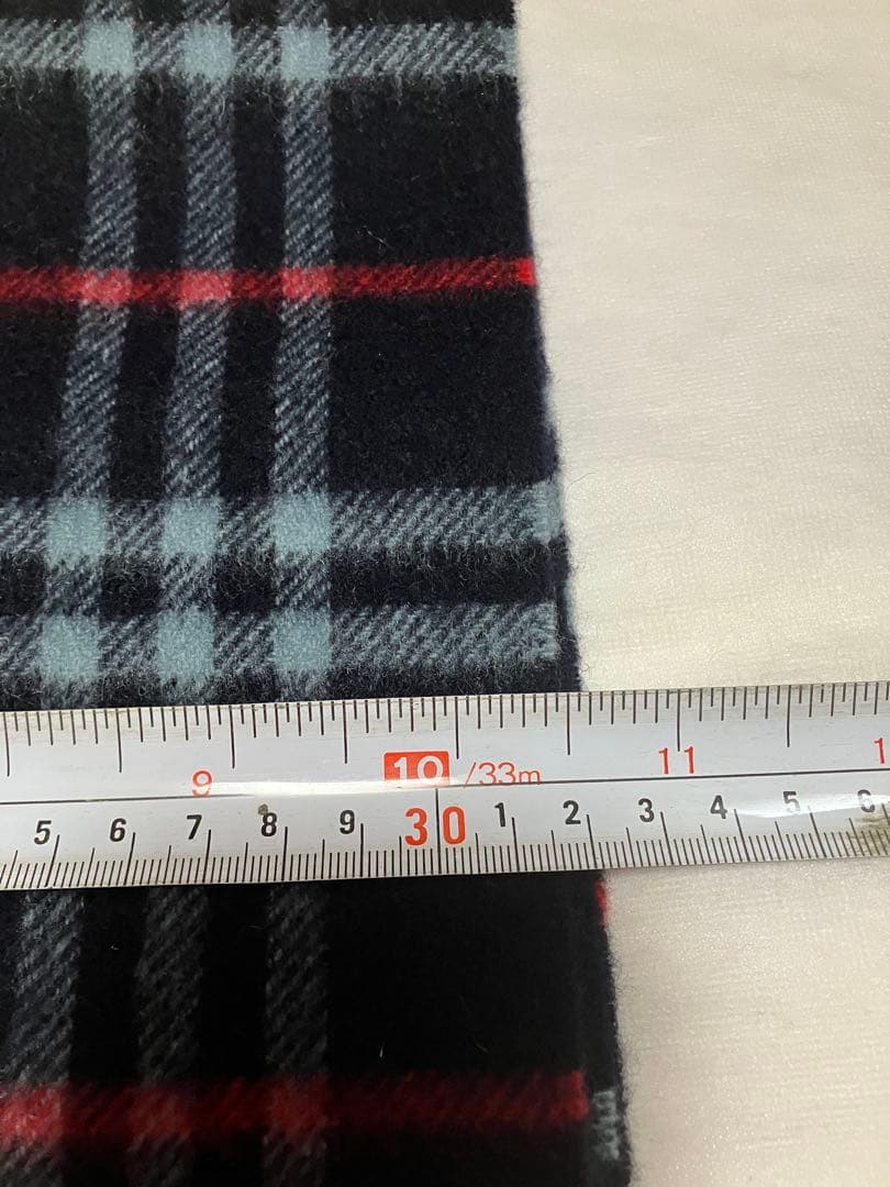 [新品未使用品]Burberrys 100% カシミヤ マフラー チェック柄