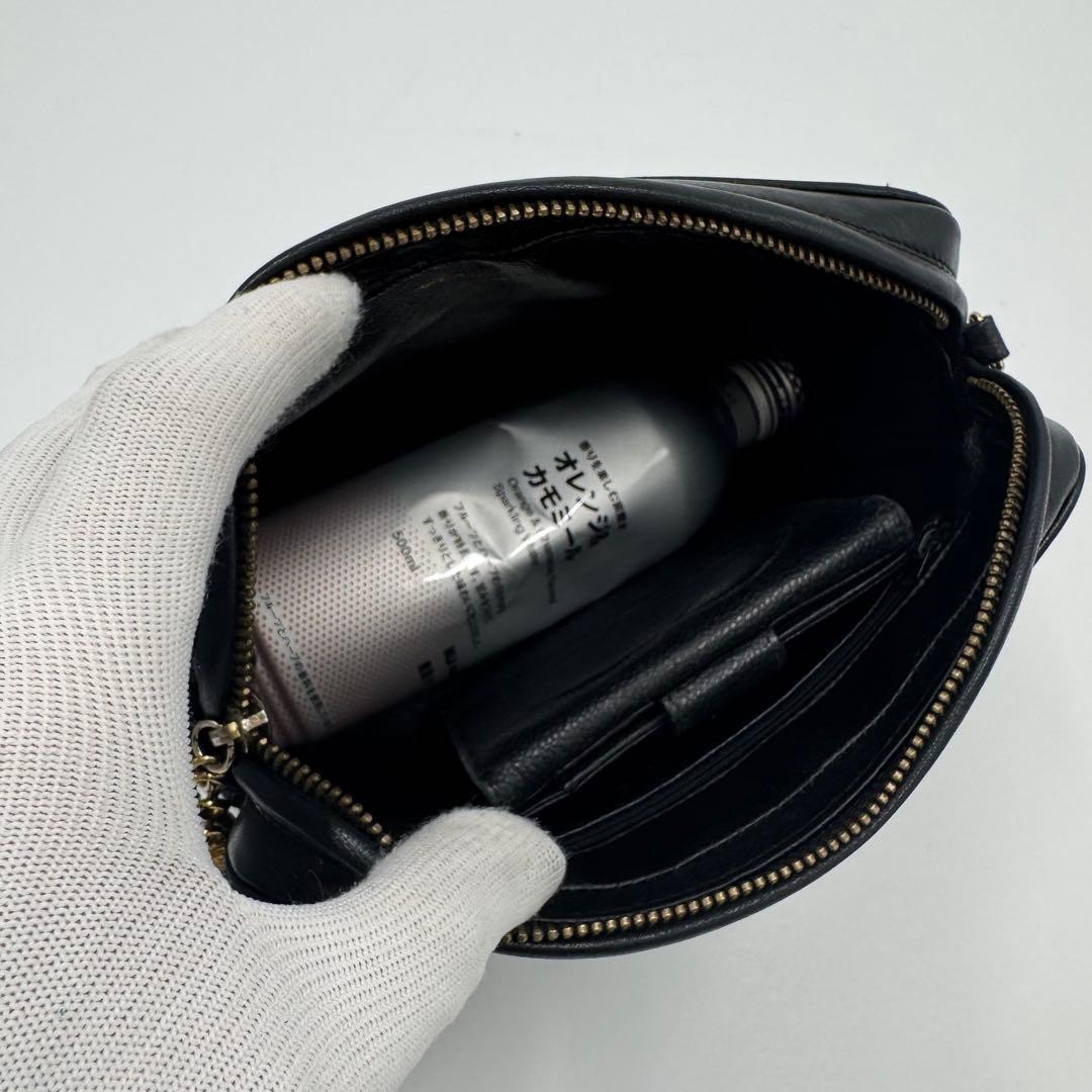 シャネル マトラッセ フリンジ チェーン ラムレザー ショルダーバッグ ブラック