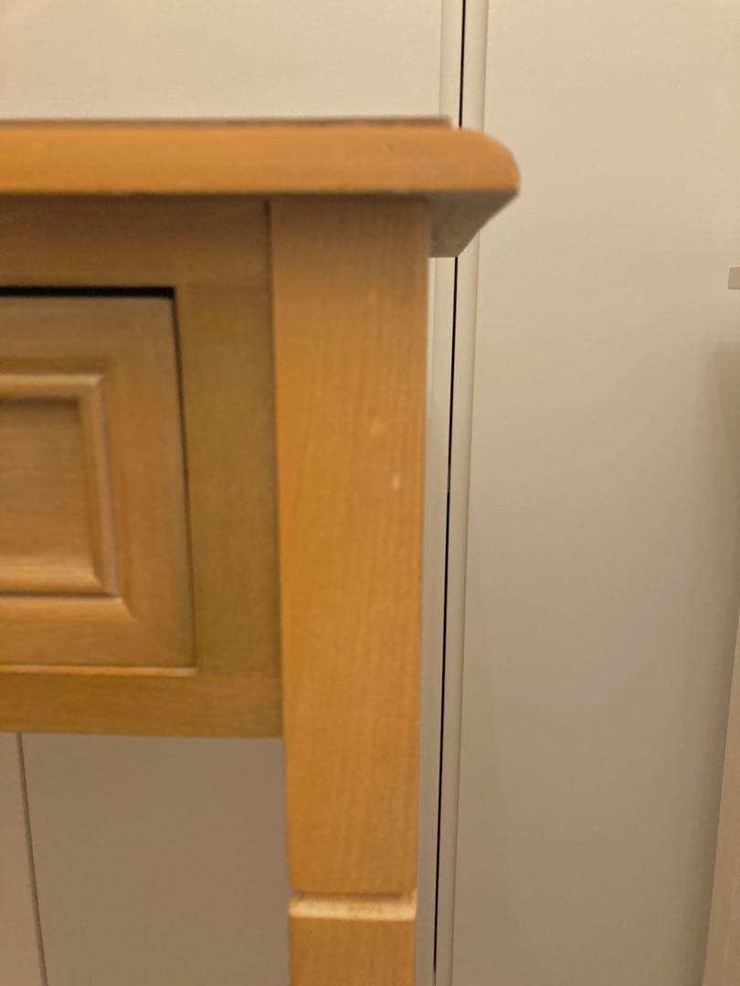 コンソール ナチュラル 木製テーブル 3引き出し付き 軽量 ディスプレイ