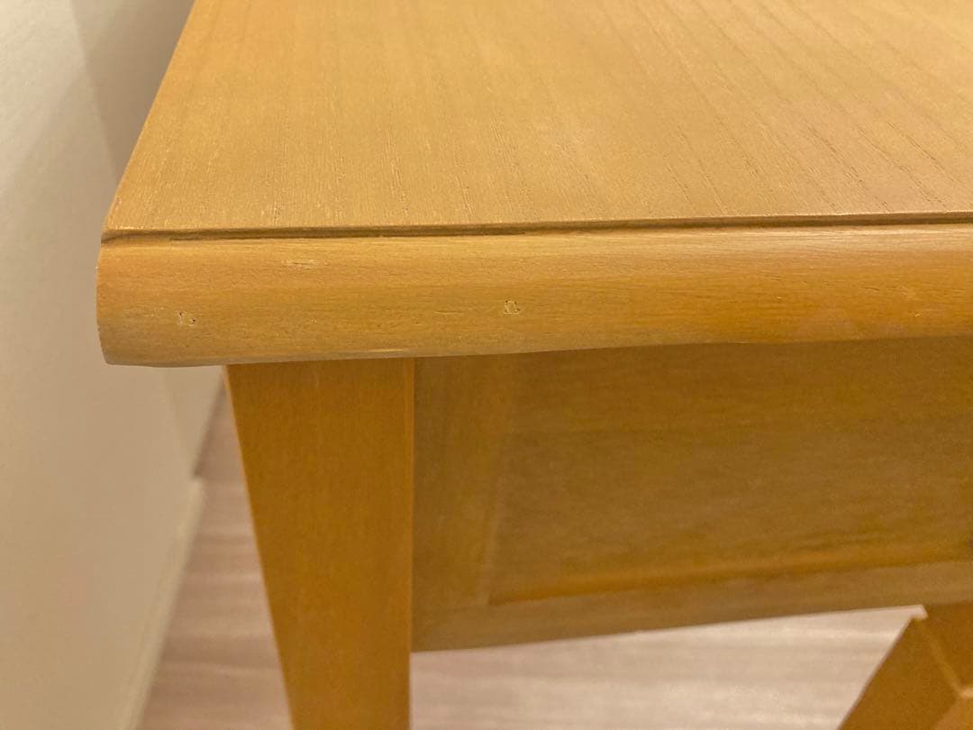 コンソール ナチュラル 木製テーブル 3引き出し付き 軽量 ディスプレイ