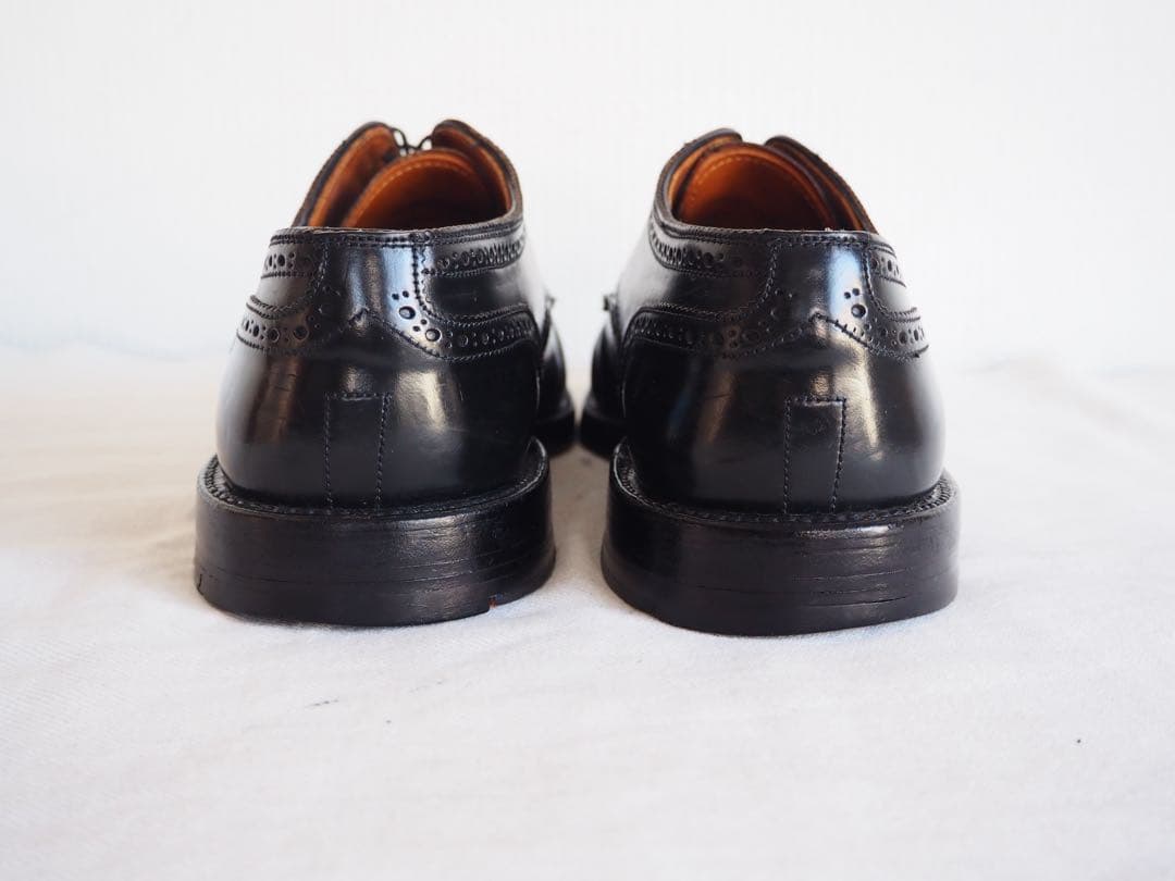 靴 Alden 2146 Cordovan Medallion Cap Bluche