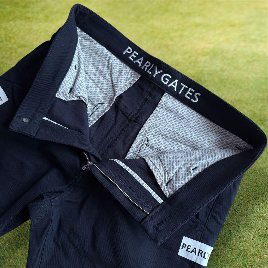 裏起毛　パーリーゲイツ　パンツ　M〜L相当　紺　濃紺　ネイビー　コットン素材　4