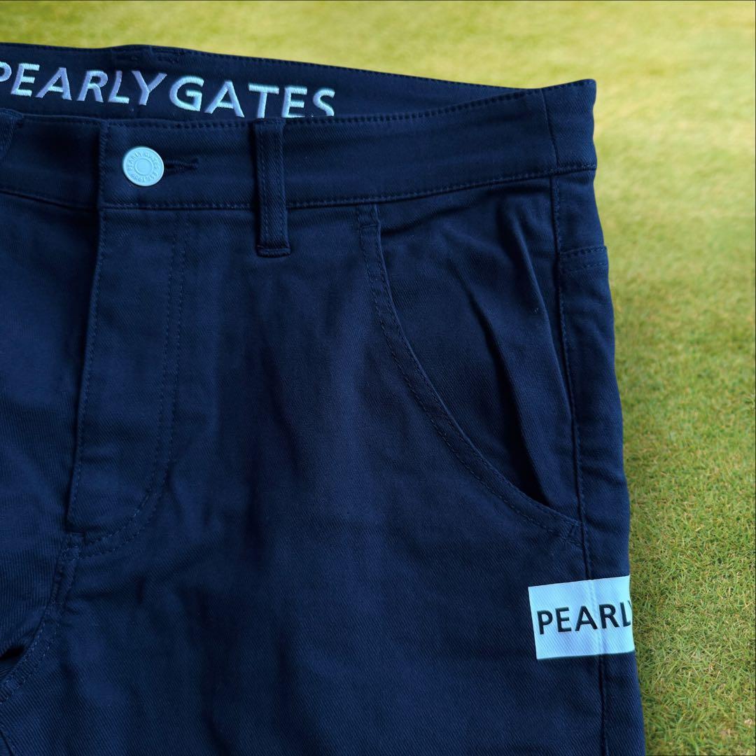 裏起毛　パーリーゲイツ　パンツ　M〜L相当　紺　濃紺　ネイビー　コットン素材　4