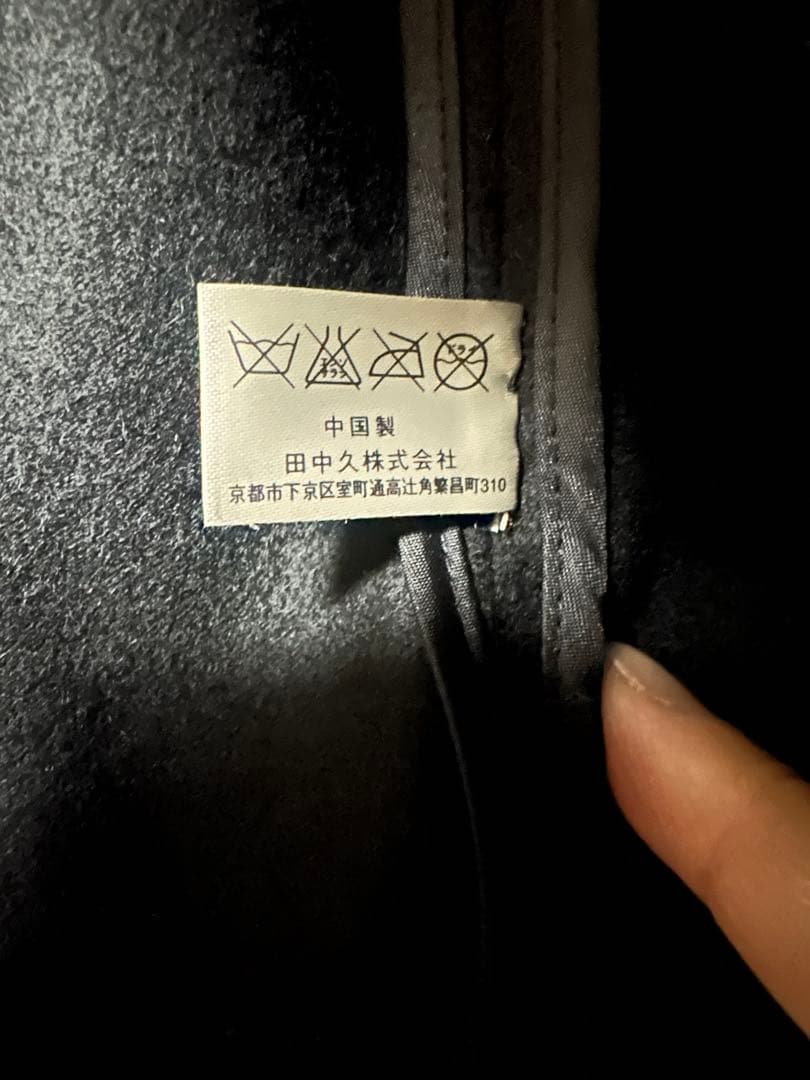 ファー付き ブラックポンチョ・ケープコート