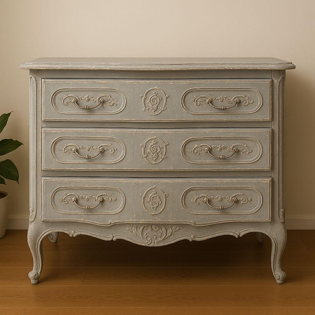 ★★★値下げ限界です..フランスアンティーク猫脚キャビネット シャビー風収納家具