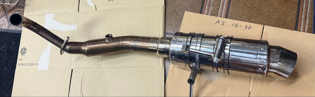 2週間使用　スカイウェイブ　マフラー　45 アサクラ